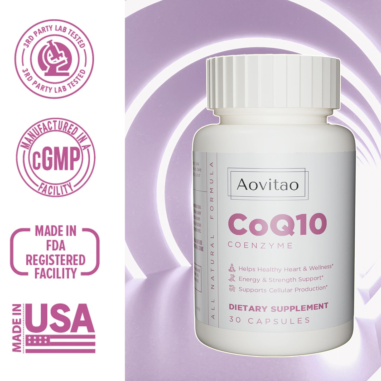 CoQ10 For Women Female Q10 Antioxidants Detox Menopause Immuse 200mg 30 Veg Free Immune Supplement