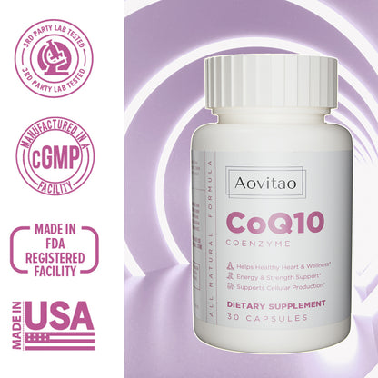 CoQ10 For Women Female Q10 Antioxidants Detox Menopause Immuse 200mg 30 Veg  Free Immune Supplement