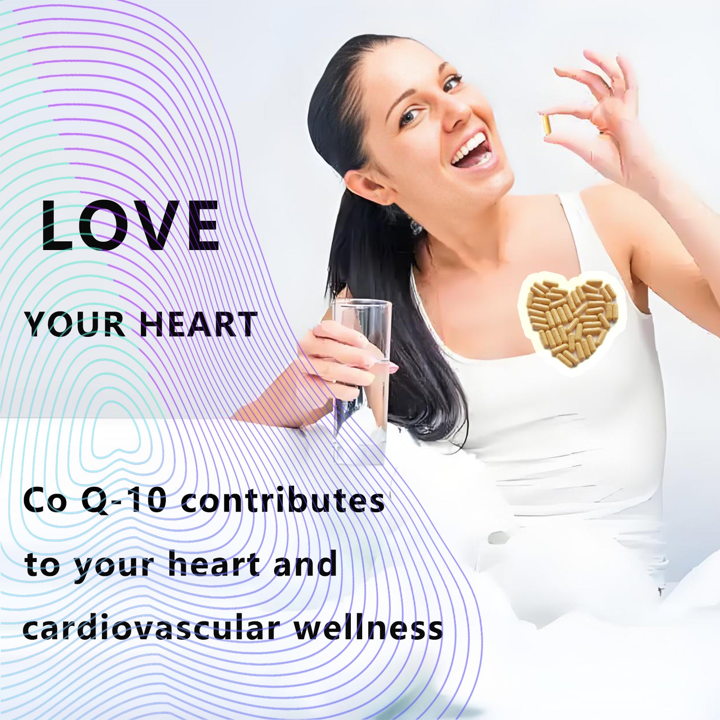 CoQ10 For Women Female Q10 Antioxidants Detox Menopause Immuse 200mg 30 Veg  Free Immune Supplement